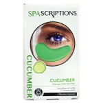 SpaScriptions Underyes Treatment Hydrogel Cucumber Hydrating Under Eye Pads for Dark Circles and Puffy Eyes- 4 Pairs