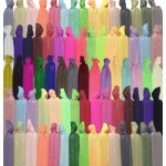 79STYLE 300pcs Elastic Hair Ties Ouchless No Crease Ouchless Ribbon Ponytail Holders Bulk Colorful Yoga Twist Hair Bands Hair Accessories Hand Knotted Fold Over Solid Colors (Multiple 20 Colors)