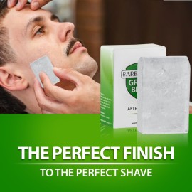 Natural Alum Block Aftershave Care - 3.5 oz (100g) Skin Soother & Instant Calm from Razor | Styptic for Nicks & Irritation - Suitable for All Skin Types | Includes Compact Travel Storage Case - 1 Pack