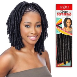 MULTI PACK DEALS! FreeTress Equal Synthetic Hair Braids Urban Soft Dread (4-PACK, 1)