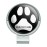 GRAPHICS & MORE Personalized Custom Paw Print 1 Line Golf Hat Clip with Magnetic Ball Marker