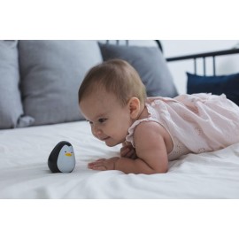 PlanToys Wooden Bounce Back Penguin Baby Toy (5200) | Sustainably Made from Rubberwood and Non-Toxic Paints and Dyes | Eco-Friendly PlanWood