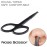 BlueZOO Beard Mustache Scissors and Comb Kit with PU Storage Bag, Rounded Safety Nose Hair Scissor for Men and Women Care Grooming, Ear Trimming Tool, Shears for Personal Grooming, Cutting & Styling