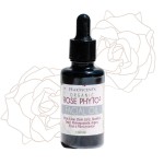 Peak Scents Organic Rose Phyto Facial Oil - Rosehip and Argan Oil Infused with Rose Extract and Frankincense Essential Oil - Ideal for Gua Sha Massage, Anti-Aging Face Oil (1oz)