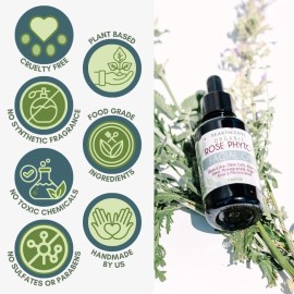 Peak Scents Organic Rose Phyto Facial Oil - Rosehip and Argan Oil Infused with Rose Extract and Frankincense Essential Oil - Ideal for Gua Sha Massage, Anti-Aging Face Oil (1oz)