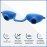 Super Sunnies Flex Flexible UV Eye Protection, FDA Compliant Individual Tanning Bed Goggles Eyeshields, With a Clear Case/Box (Blue)