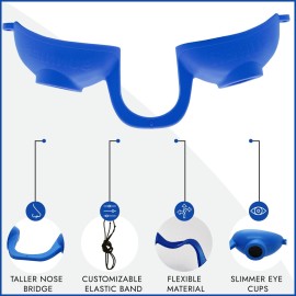 Super Sunnies Flex Flexible UV Eye Protection, FDA Compliant Individual Tanning Bed Goggles Eyeshields, With a Clear Case/Box (Blue) Super Sunnies Flex Flexible UV Eye Protection, FDA Compliant Individual Tanning Bed Goggles Eyeshields, With a Clear Case/Box (Blue)