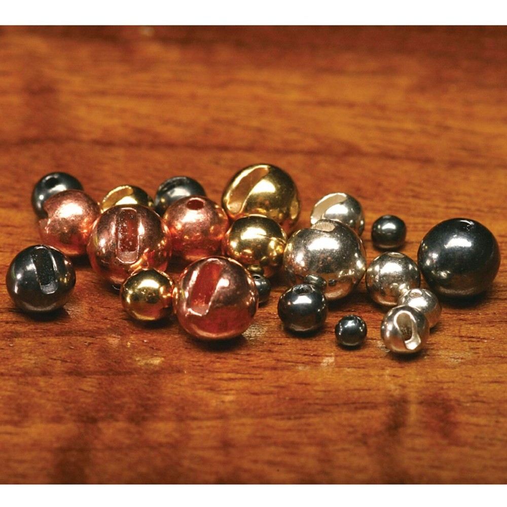 Hareline Slotted Tungsten Beads 5/64 Metallic Pink