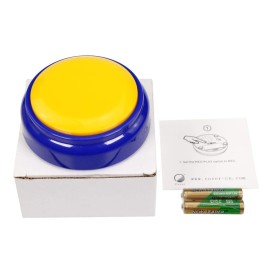 Talking Buttons - Voice Recorder, 30 Sec Recording, Funny Gift for Office & Education