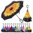 LLanxiry Windproof Inverted Umbrella, Large Reverse Umbrellas for Rain with C-shaped Handle Big Upside Down Inside Out Umbrella for Women & Men (sunflower)