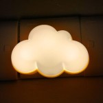 WIROJ Baby Night with Light Sensor Plug in Intelligent Soft LED Wall Nursery Lamp LED Cloud Nightlight for Kids for Childrens Bedroom Hallway for Baby Nursery Child Room
