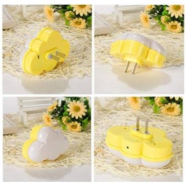 WIROJ Baby Night with Light Sensor Plug in Intelligent Soft LED Wall Nursery Lamp LED Cloud Nightlight for Kids for Childrens Bedroom Hallway for Baby Nursery Child Room