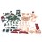 JOYIN 164 Piece Military Soldier Playset Army Men Play Bucket Army Action Figures Battle Group Deluxe Military Playset, Aircrafts, Helicopters, Tanks with Bucket