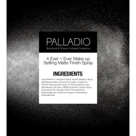 Palladio 4 Ever and Ever Make Up Setting Spray, Longlasting, Instantly Sets and Secures Makeup for All Day Wear (Matte Finish), 100 ml Palladio 4 Ever and Ever Make Up Setting Spray, Longlasting, Instantly Sets and Secures Makeup for All Day Wear (Matte Finish), 100 ml