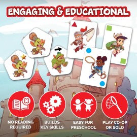 My First Castle Panic Board Game for Kids 4+ | Cooperative & Educational Fun | Teaches Strategy & Teamwork