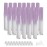 Doublelife 20Pcs 1.3ML Purple Empty Tubes Lip Gloss Balm Cosmetic Mini Containers DIY Bottles