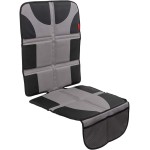 Lusso Gear Car Seat Cover - Universal Fit & 1-Pack Gray for Child Car Seats - Thick Padding & Waterproof - Non-Slip Backing & Dual Mesh Pockets