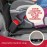 Lusso Gear Car Seat Cover - Universal Fit & 1-Pack Gray for Child Car Seats - Thick Padding & Waterproof - Non-Slip Backing & Dual Mesh Pockets
