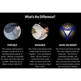 Twist It Up Comb - As Seen on Shark Tank - (Plum) Twist It Up Comb - As Seen on Shark Tank - (Plum)