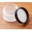 1 oz Frosted Clear Glass Balm Jars with Black Smooth Foam Lined Lids (12 Pack)