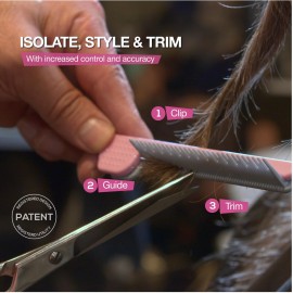 COLORBOW Teasing Clip Comb (5 Pack) Hair Coloring Styling Tools for Highlights Balayage Ombr Trimming Cutting Flat Iron Guide - Straightener Straightening Comb, Pink / Gray COLORBOW Teasing Clip Comb (5 Pack) Hair Coloring Styling Tools for Highlights Balayage Ombr Trimming Cutting Flat Iron Guide - Straightener Straightening Comb, Pink / Gray