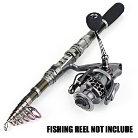 Sougayilang Telescopic Fishing Rod Carbon Fiber Travel Portable Spinning Fishing Pole for Boat Saltwater and Freshwater Fishing-2.1M/6.89FT Sougayilang Telescopic Fishing Rod Carbon Fiber Travel Portable Spinning Fishing Pole for Boat Saltwater and Freshwater Fishing-2.1M/6.89FT