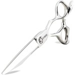 Barber Scissors Hair Scissors Hair Shears Professional Haircut Scissors 6 Inch 440c Barber Shears Sharp Hair Cutting Scissors KINSARO