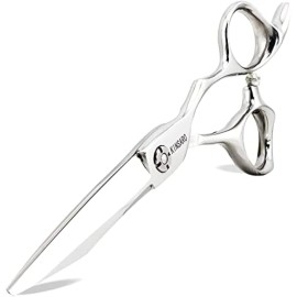 Barber Scissors Hair Scissors Hair Shears Professional Haircut Scissors 6 Inch 440c Barber Shears Sharp Hair Cutting Scissors KINSARO