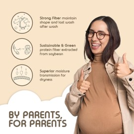 Babysoy Long Sleeve Pattern Sleep Sack Wearable Blanket (12-24 Months, Rainbow-Peony)