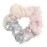 3Pcs Shiny Sequin Hair Scrunchies Hairbands, Women Elastic Glitter Fashion Scrunchie Hair Ties Ropes Hair Bands Headwear Ponytail Holders Bun Cover Hair Accessories for Gym Dance Party Club, B