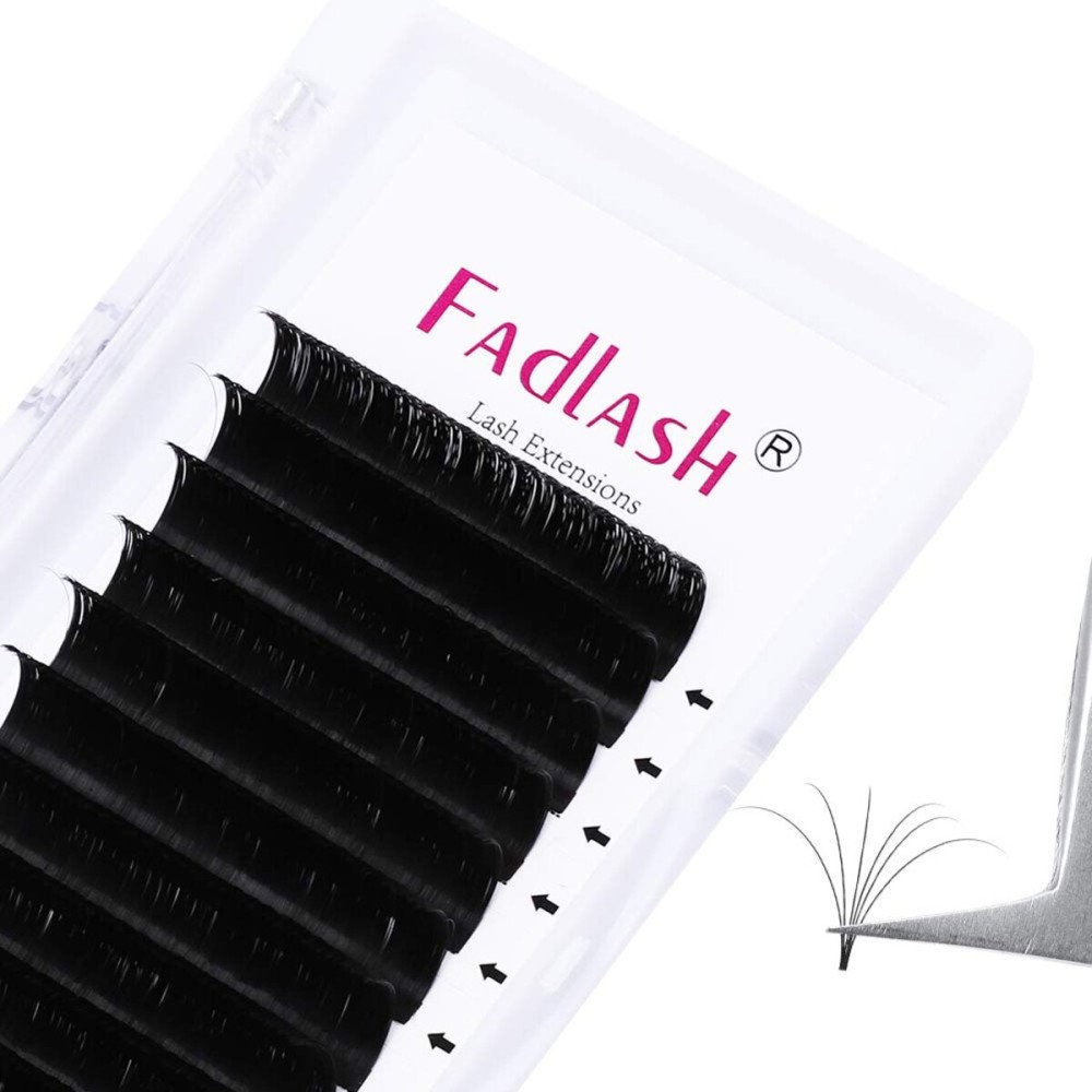 Volume Lash Extensions 3D~10D Easy Fan Lashes 0.05 0.07mm Eyelash Volume Extensions C D DD Curl Self Fanning Eyelash Extensions 8-20mm by FADLASH (0.05-C, 16mm) Volume Lash Extensions 3D~10D Easy Fan Lashes 0.05 0.07mm Eyelash Volume Extensions C D DD Curl Self Fanning Eyelash Extensions 8-20mm by FADLASH (0.05-C, 16mm)