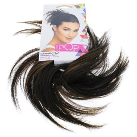 Hairdo Pop Feather Wrap, R10 Chestnut