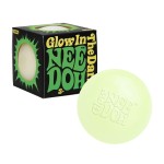 Schylling NeeDoh Glow in The Dark - Sensory Squeeze Toy - Gratifying Glowing Glob - 2.5 Wide - Glow in The Dark (Pack of 1)