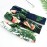 Aysekone 3 Pack Tropical Banana Leaf Headbands - Elastic Summer Hair Bands for Women, Girls, Beach & Yoga (3 Colors)