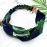 Aysekone 3 Pack Tropical Banana Leaf Headbands - Elastic Summer Hair Bands for Women, Girls, Beach & Yoga (3 Colors)
