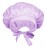 moonsix Women\'s Natural Silk Night Cap Satin Sleep Caps Elastic Head Cover Bonnet for Hair Care,Tape,Light Purple