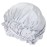 moonsix Women\'s Natural Silk Night Cap Satin Sleep Caps Elastic Head Cover Bonnet for Hair Care,Elastic,Grey