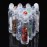 Clear Glass Roller Bottles,10 Pack 10ml 0.33fl oz Gemstone Roller Ball For Essential Oils,Natural Crystal Stones Roller Balls With Silver Lid,Thick Glass Roll on Bottle-Healing Crystal Chips Inside