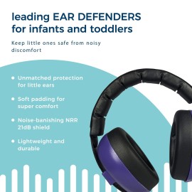 Banz Bubzee Baby Headphones for Noise Protection - Baby Ear Muffs, Newborn Infant & Toddler, 0 to 36 Months, Adjustable