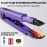 TopWigy Professional Hair Extension Tools, Ktip Extensions Tools Kit Hair Connector Fusion Heat Iron Connector Wand Temperature Adjustable Melting Tool with US Plug,Purple