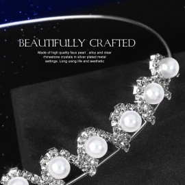 Teenitor Crown, 5pcs Tiaras for Women, Tiara Crown, Silver Tiara for Little Girls Rhinestone Headbands Wedding Headband Party Teenitor Crown, 5pcs Tiaras for Women, Tiara Crown, Silver Tiara for Little Girls Rhinestone Headbands Wedding Headband Party