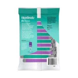Skintimate Sensitive Twin Blade Disposable Razor (12 Count) - White - Women with Sensitive Skin