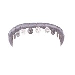 Arsimus Gypsy Coin Headband (Silver/Silver)