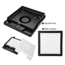 Sonew 2 in 1 Powerful Nail Dust Suction Collector 60W Strong Power Nails Fan Dust Remover Collector Manicure Vacuum Cleaner Telescopic Tube Retractable Elbow Design(US Plug)