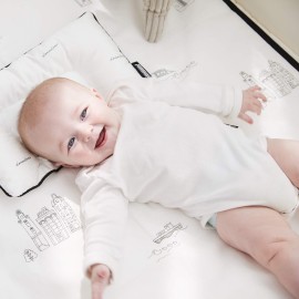 DONO&DONO Waterproof Muslin Play Mat for Infants and Babies - Dream House