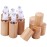 6 Pcs 5ml Bamboo Roll On Bottle For Essential Oils,Clear Glass Inner with Natural Bamboo Wooden Shell,Portable Massage Stainless Steel Roller Ball Glass Vial Aromatherapy travel Perfumes Bottles