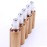 6 Pcs 5ml Bamboo Roll On Bottle For Essential Oils,Clear Glass Inner with Natural Bamboo Wooden Shell,Portable Massage Stainless Steel Roller Ball Glass Vial Aromatherapy travel Perfumes Bottles