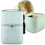 Makeup Brush Organizer Artist Small Makeup Bag Brushes Set Case Professional Travelling Brush Pen Pencil Holder Make Up Cup Storage Organizer Case Pencil Pouch Cosmetic Bag for Travel