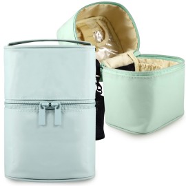 Makeup Brush Organizer Artist Small Makeup Bag Brushes Set Case Professional Travelling Brush Pen Pencil Holder Make Up Cup Storage Organizer Case Pencil Pouch Cosmetic Bag for Travel