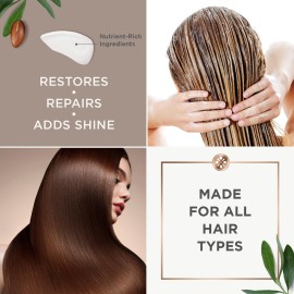 Argan Magic Restorative Hair Mask - Protein Rich Conditioning Hair Mask that Hydrates, Restores And Repairs Damaged Hair | Made in USA, Paraben Free, Cruelty Free (12 oz)